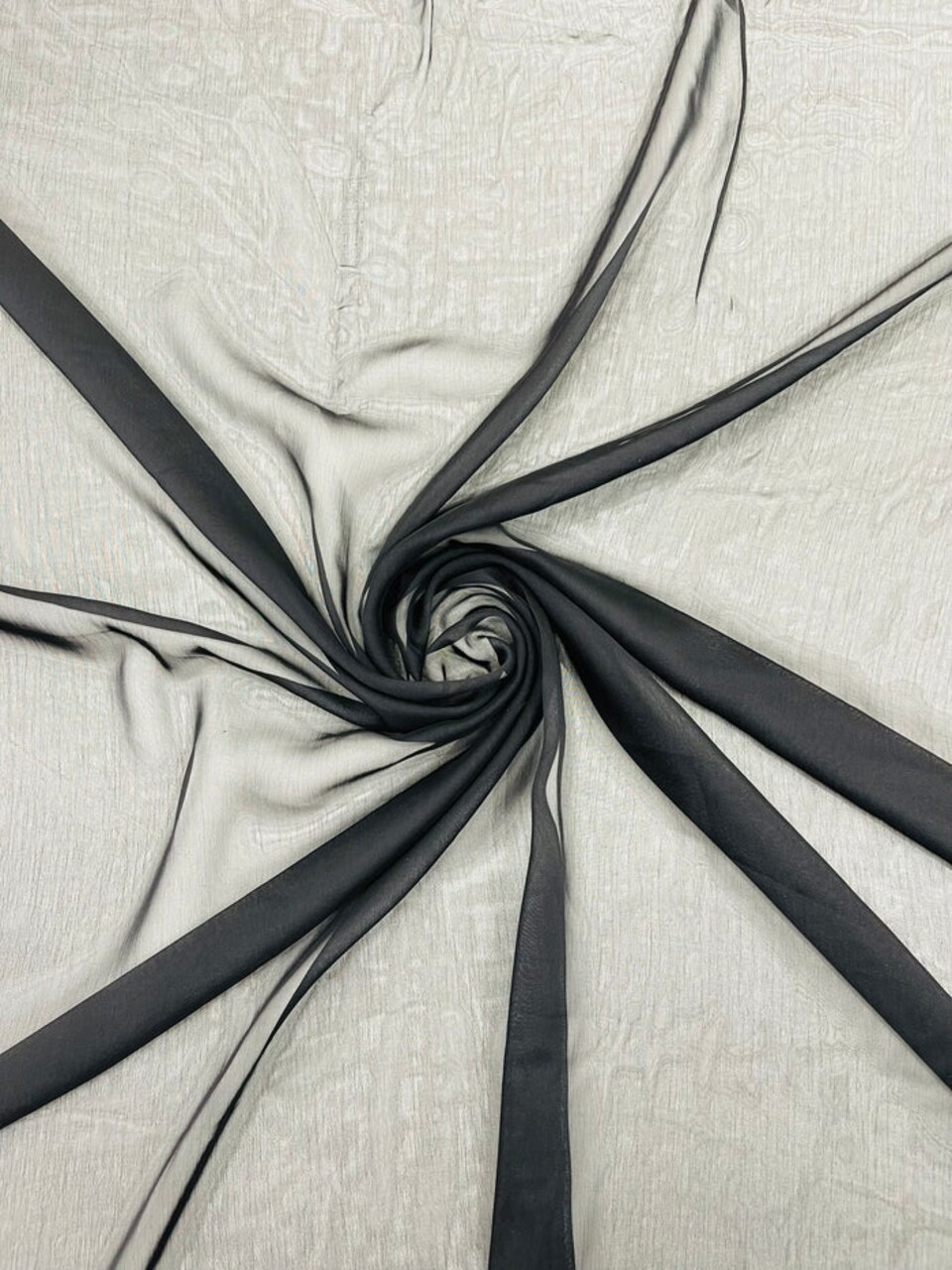 1 yard Two Tone Sheer Chiffon Fabric for Dresses Scarves Drapes Overlays Special Occasion